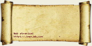 Jasna Stojaković vizit kartica